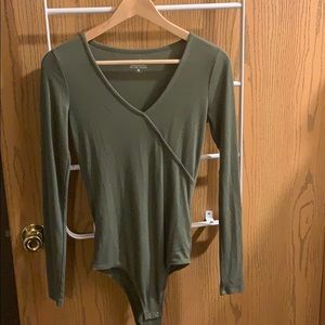 Olive green bodysuit